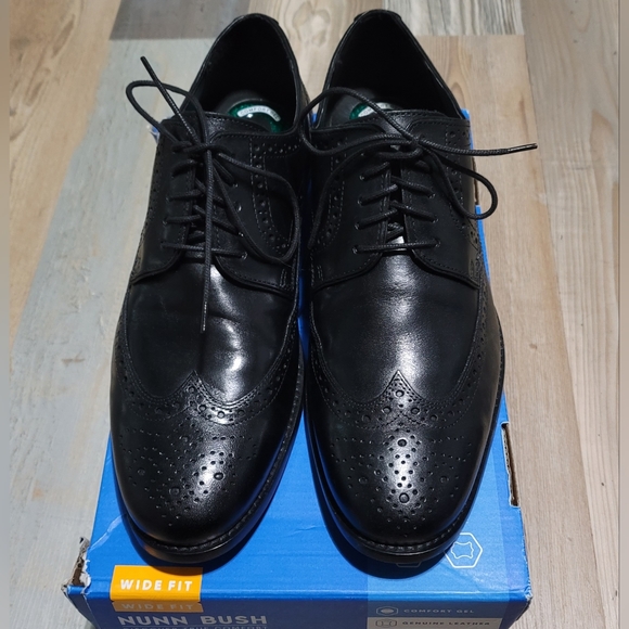 Nunn Bush Men's Nelson Wing Tip Oxford Dress Casual Lace-Up - Picture 1 of 3